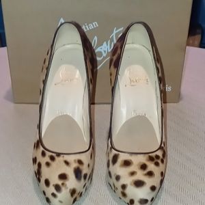 Christian Louiboutin pony hairs